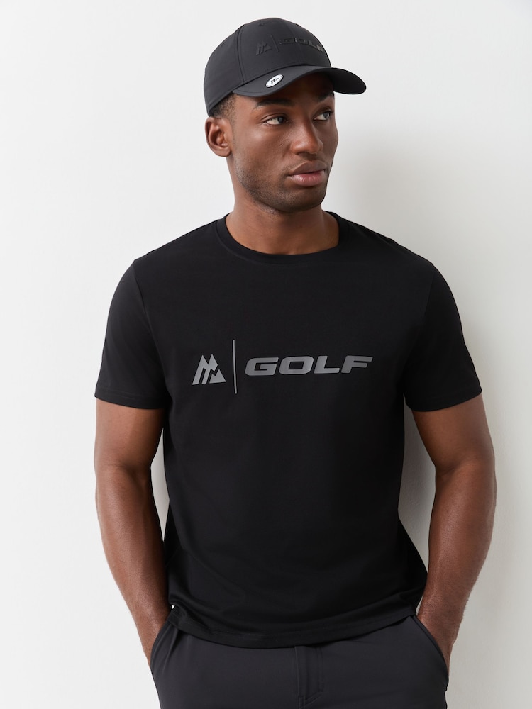 Montirex Black Golf T-Shirt - Image 1 of 4