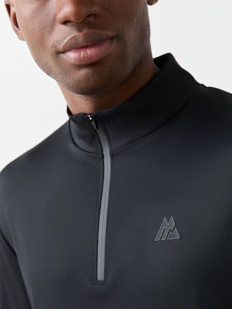 Montirex Black Golf 1/4 Zip  Sweat Top - Image 4 of 4