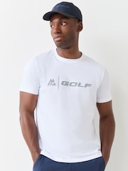 Montirex White Golf T-Shirt - Image 1 of 4