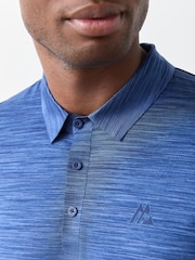 Montirex Blue Golf Polo Shirt - Image 4 of 4