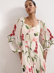 Phase Eight Cream Petite Reanna Maxi Dress - Image 4 of 7