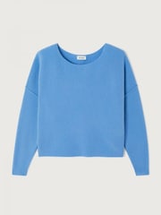 Mėlyna - „American Vintage Damsville“ slouchy megztinis - 4 paveikslėlis iš 5