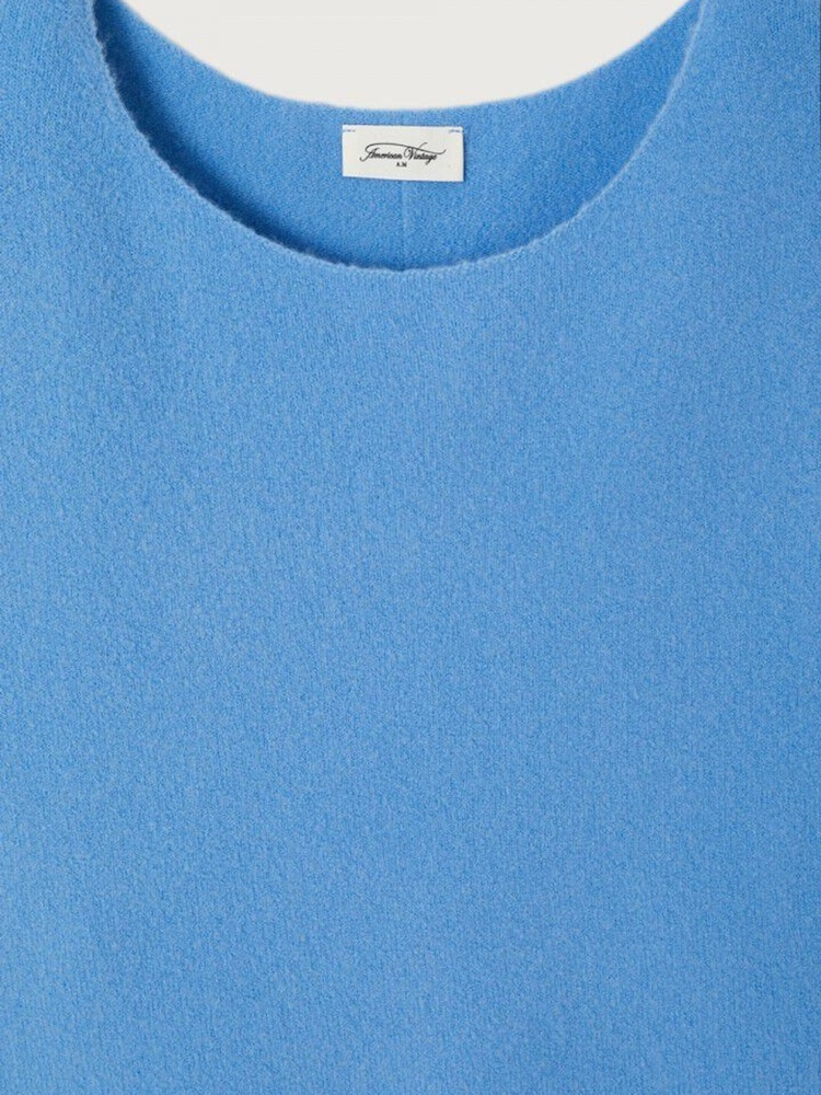 Mėlyna - „American Vintage Damsville“ slouchy megztinis - 5 paveikslėlis iš 5