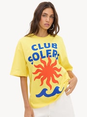 LOAVIES Yellow Sunset Wanderer T-Shirt - Image 3 of 4