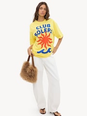LOAVIES Yellow Sunset Wanderer T-Shirt - Image 4 of 4