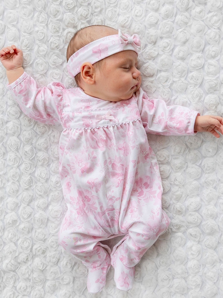 Emile Et Rose Mary - All Over Print All-In-One With Bow, Ric-Rac & Hairband - Immagine 1 di 6