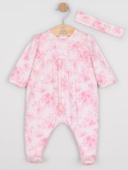 Emile Et Rose Mary - All Over Print All-In-One With Bow, Ric-Rac & Hairband - Immagine 2 di 6