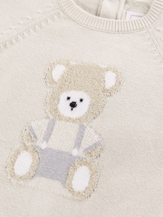 Bleu - Emile Et Rose Marco - Two-Piece en maille avec motif peluche, Leggings et amp; Chapeau - Image 6 de 8