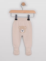 Bleu - Emile Et Rose Marco - Two-Piece en maille avec motif peluche, Leggings et amp; Chapeau - Image 7 de 8