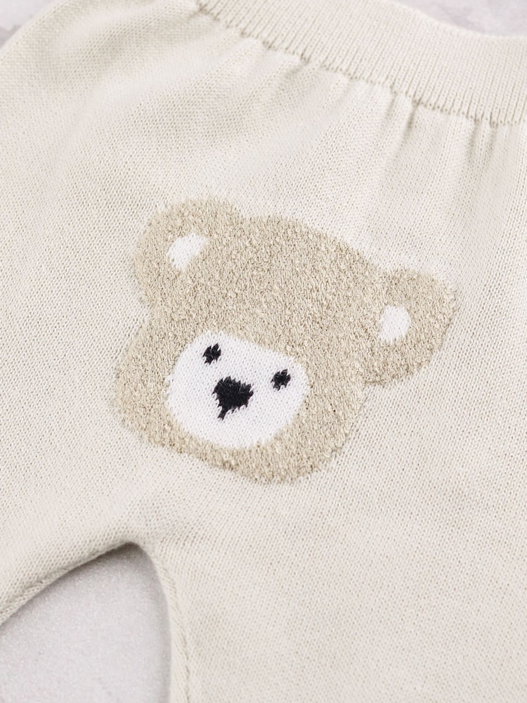 Bleu - Emile Et Rose Marco - Two-Piece en maille avec motif peluche, Leggings et amp; Chapeau - Image 8 de 8 Bleu - Emile Et Rose Marco - Two-Piece en maille avec motif peluche, Leggings et amp; Chapeau - Image 8 de 8