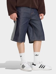 adidas Originals Firebird Adicolor Jorts Mid-Rise Shorts - תמונה 1 מתוך 6