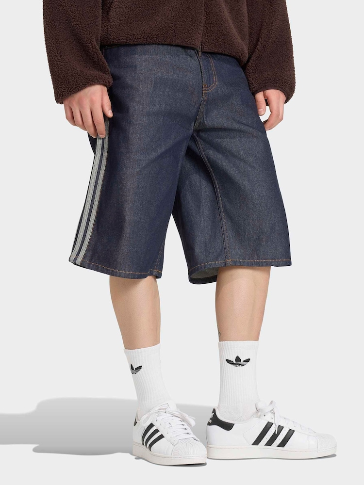 adidas Originals Firebird Adicolor Jorts Mid-Rise Shorts - תמונה 1 מתוך 6 adidas Originals Firebird Adicolor Jorts Mid-Rise Shorts - תמונה 1 מתוך 6