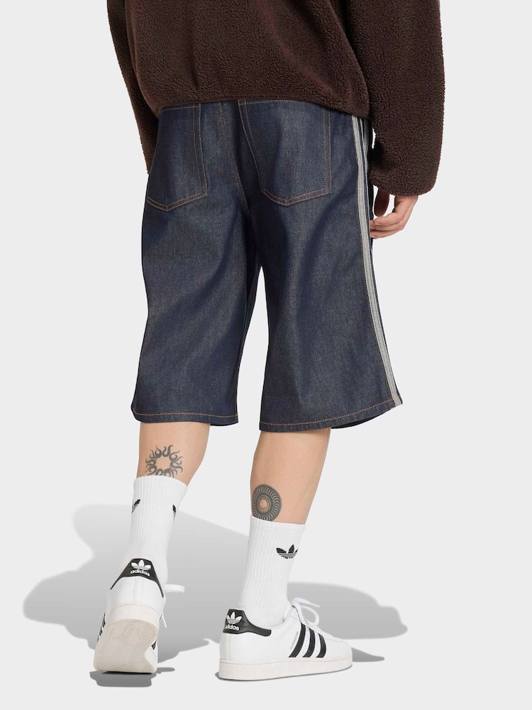 adidas Originals Firebird Adicolor Jorts Mid-Rise Shorts - תמונה 2 מתוך 6 adidas Originals Firebird Adicolor Jorts Mid-Rise Shorts - תמונה 2 מתוך 6