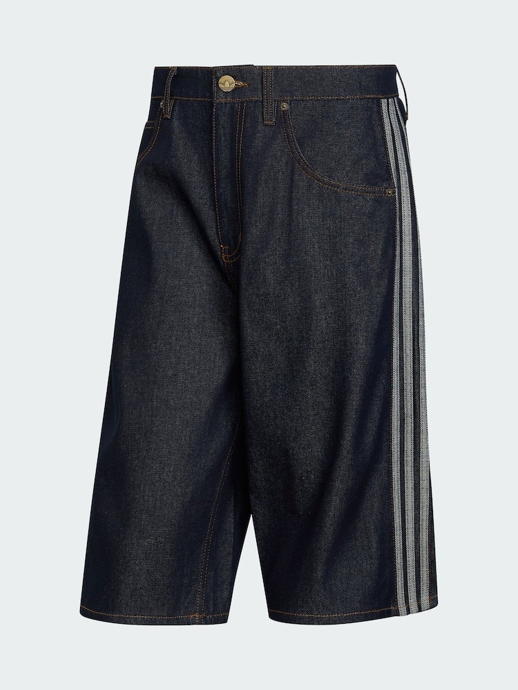 adidas Originals Firebird Adicolor Jorts Mid-Rise Shorts - תמונה 6 מתוך 6 adidas Originals Firebird Adicolor Jorts Mid-Rise Shorts - תמונה 6 מתוך 6