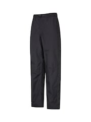 Mountain Warehouse Black Downpour Womens Short Length Waterproof Trousers - Image 3 of 5