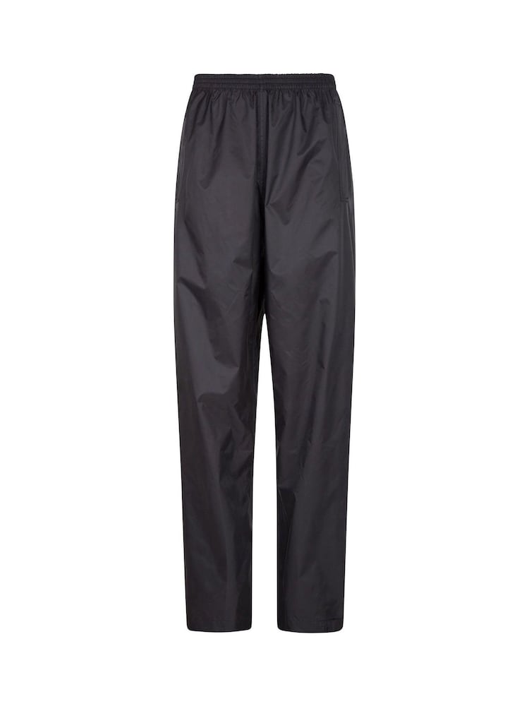 Mountain Warehouse Black Pakka Womens Waterproof Overtrousers - Image 1 of 4