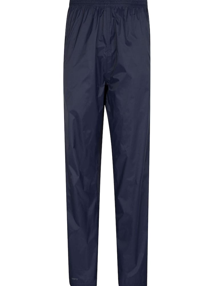 Mountain Warehouse Navy Pakka Womens Waterproof Overtrousers - Image 1 of 5 Mountain Warehouse Navy Pakka Womens Waterproof Overtrousers - Image 1 of 5