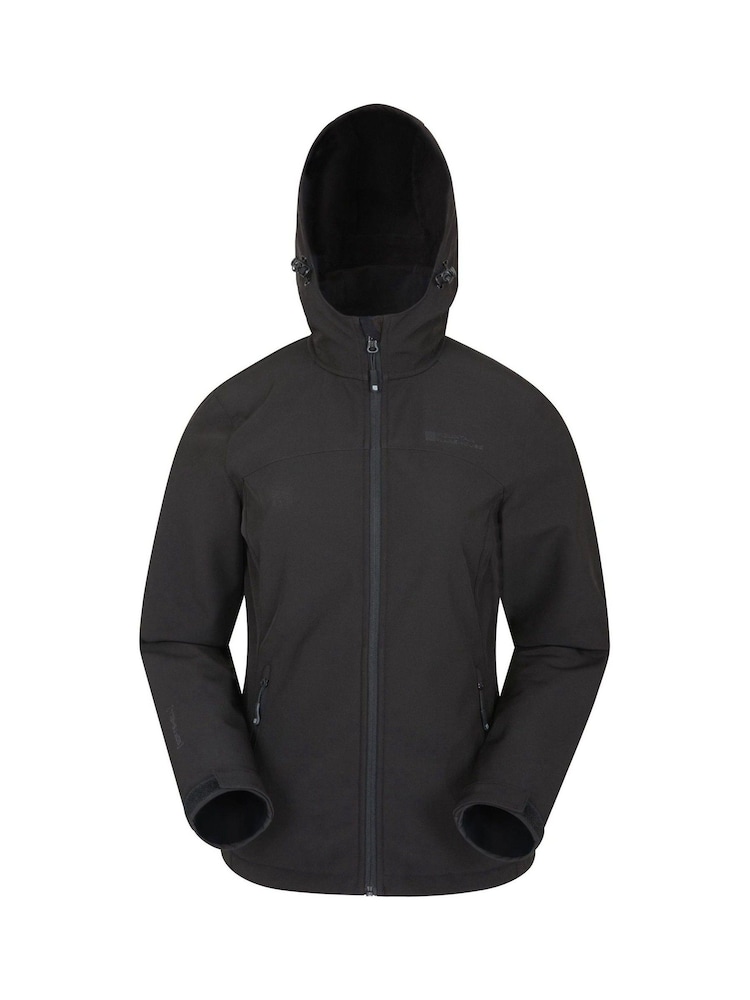 Mountain Warehouse Black Exodus Womens Softshell Jacket - Image 1 of 5