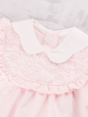 Emile Et Rose Pink Macey - Two-Piece Top & Trousers Set With Embroidered Inset Panel - Image 4 of 7