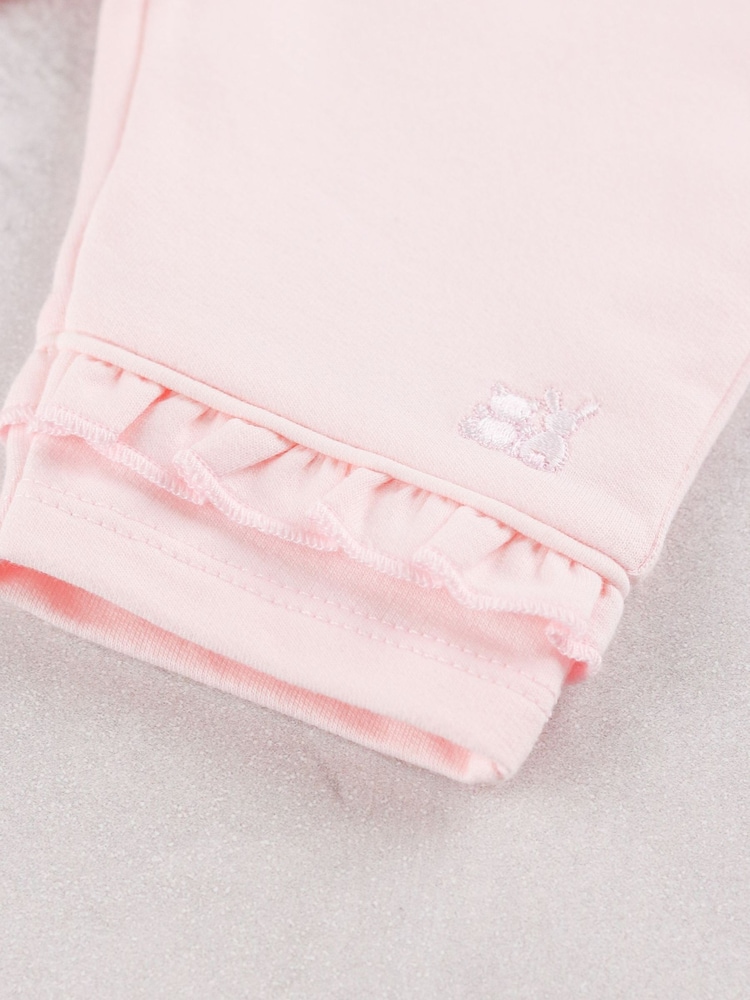 Emile Et Rose Pink Macey - Two-Piece Top & Trousers Set With Embroidered Inset Panel - Image 7 of 7 Emile Et Rose Pink Macey - Two-Piece Top & Trousers Set With Embroidered Inset Panel - Image 7 of 7