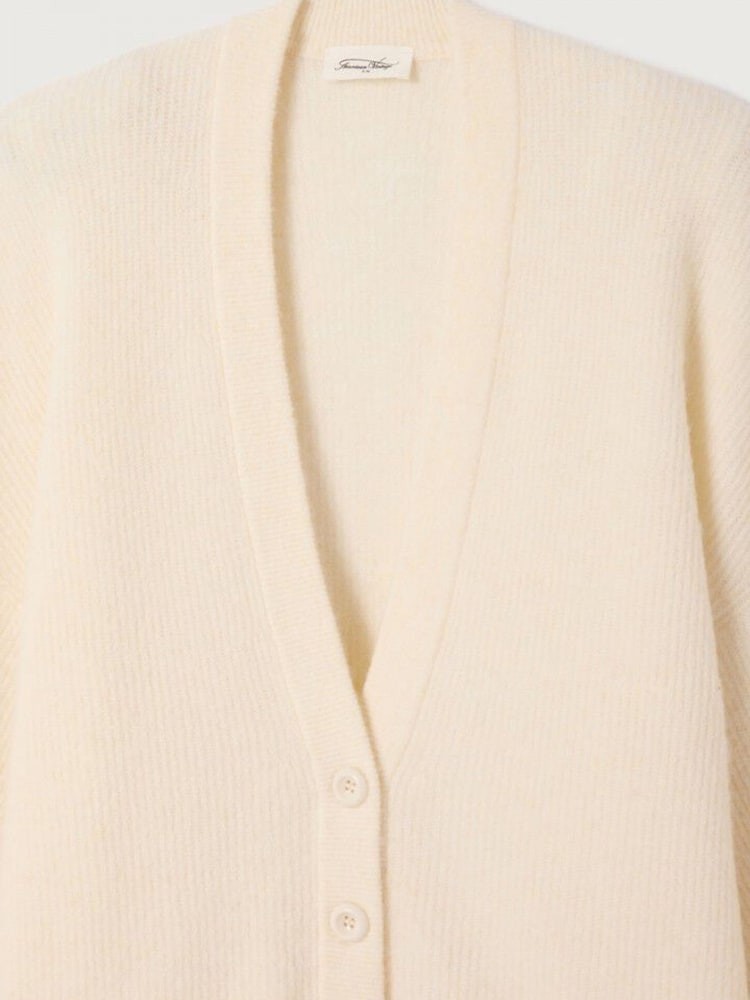 Crema - Cárdigan American Vintage Damsville - Imagen 2 de 4 Crema - Cárdigan American Vintage Damsville - Imagen 2 de 4