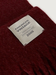 American Vintage Red Zinaco Scarf - Image 3 of 3
