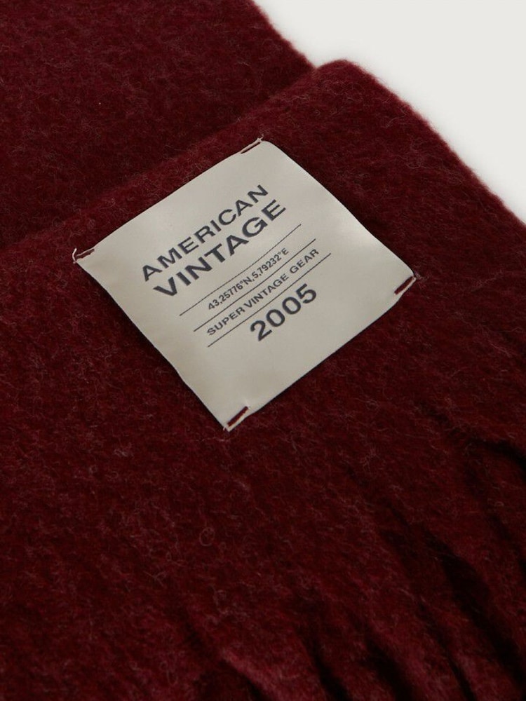 American Vintage Red Zinaco Scarf - Image 3 of 3 American Vintage Red Zinaco Scarf - Image 3 of 3