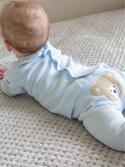 bleu pâle - Emile Et Rose Marco - Two-Piece en maille avec motif peluche, Leggings et amp; Chapeau - Image 2 de 8