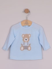 bleu pâle - Emile Et Rose Marco - Two-Piece en maille avec motif peluche, Leggings et amp; Chapeau - Image 5 de 8
