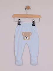 bleu pâle - Emile Et Rose Marco - Two-Piece en maille avec motif peluche, Leggings et amp; Chapeau - Image 7 de 8