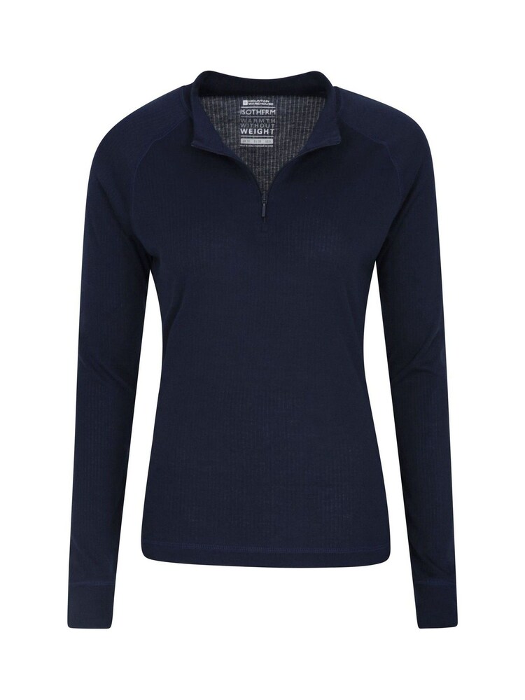 Mountain Warehouse Navy Talus Womens Zip Neck Thermal Top - Image 2 of 5