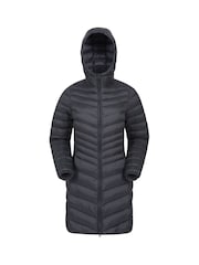Mountain Warehouse Black Florence Womens Long Padded Coat - Image 1 of 5