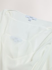 Cream Sheer Layer Cape Sleeve Top with Cami - Image 6 of 7