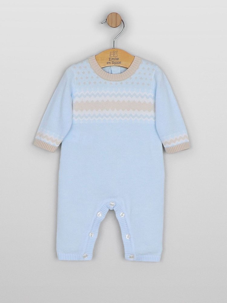 Emile Et Rose Magnus - Stickad Body med Fairisle Diamond Design - Bild 2 av 3