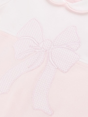 Emile Et Rose Pink Maya - All-In-One With Large Applique Bow & Hat - Image 4 of 4