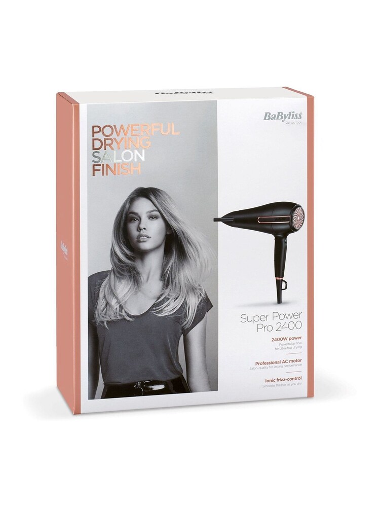 BaByliss Super Power 2400 Hair Dryer - Image 3 of 3