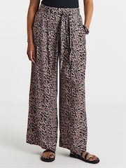 Simply Be Linen Mix Palazzo Trousers - Image 3 de 4