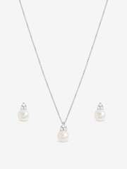 Simply Argento - Set di perle di acqua dolce - Confezione regalo - Immagine 2 di 3