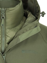 Mountain Warehouse Khaki Green Alaskan Womens 3 In 1 Long Coat - Image 5 of 5