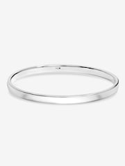 Simply Silver 925 Sterling Silver Bangle - Gift Pouch - Image 1 of 1