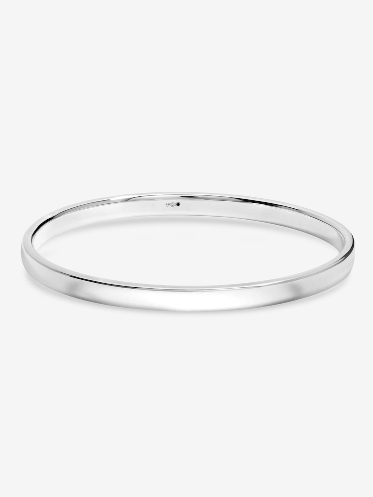 Simply Silver 925 Sterling Silver Bangle - Gift Pouch - Image 1 of 1 Simply Silver 925 Sterling Silver Bangle - Gift Pouch - Image 1 of 1