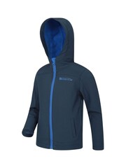 Mountain Warehouse Dark Blue Mountain Warehouse Exodus Kids Water Resistant Softshell - Image 3 of 4