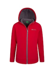 Mountain Warehouse Red Exodus Kids Water Resistant Softshell - Image 2 of 5
