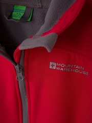 Mountain Warehouse Red Exodus Kids Water Resistant Softshell - Image 5 of 5