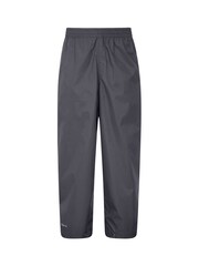 Mountain Warehouse Grey Pakka Kids Waterproof Over Trousers - Image 1 of 5