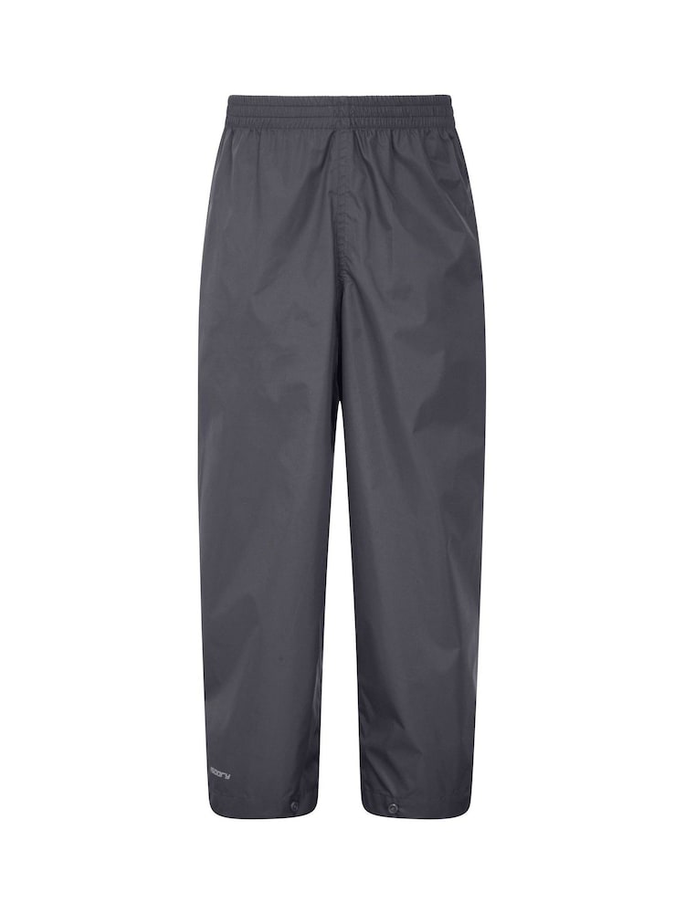 Mountain Warehouse Grey Pakka Kids Waterproof Over Trousers - Image 1 of 5
