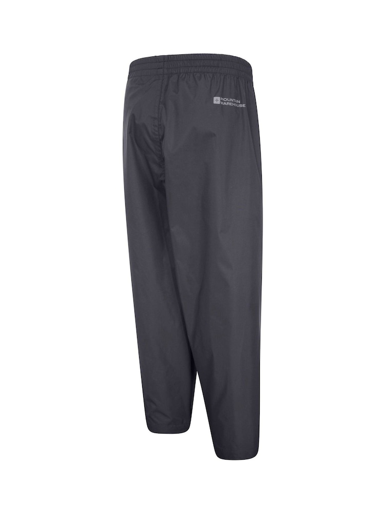 Mountain Warehouse Grey Pakka Kids Waterproof Over Trousers - Image 2 of 5