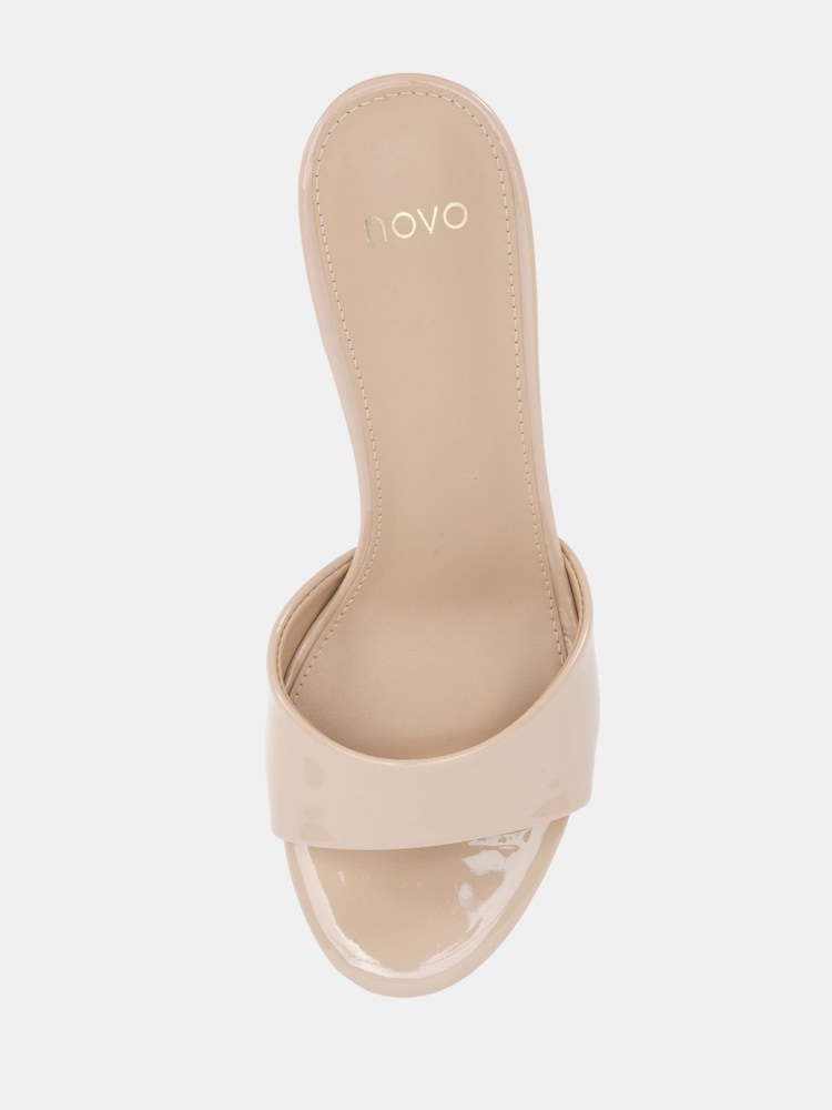 Novo Nude Rosie Heeled Mule Stiletto Sandals - Image 6 of 6 Novo Nude Rosie Heeled Mule Stiletto Sandals - Image 6 of 6