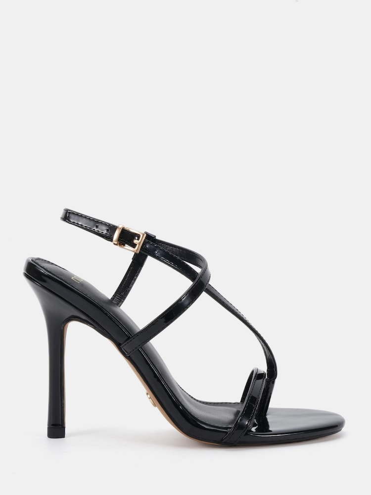 Novo Black Rowan High Heel Strappy Stiletto Sandals - Image 1 of 5 Novo Black Rowan High Heel Strappy Stiletto Sandals - Image 1 of 5