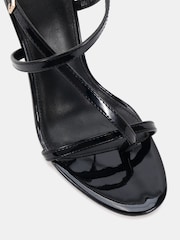 Novo Black Rowan High Heel Strappy Stiletto Sandals - Image 4 of 5